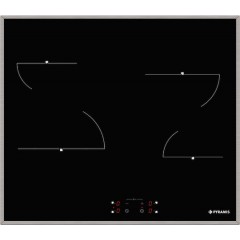 Pyramis PHC61410IFB Κεραμική Εστία με Πλαίσιο Αυτόνομη με Λειτουργία Κλειδώματος 58x51εκ. 174020040